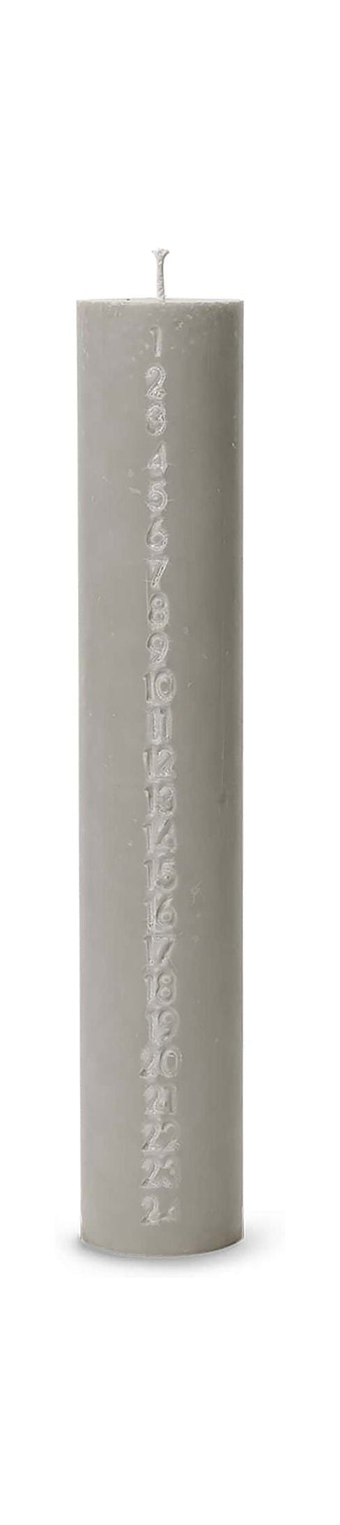 Ferm Living Pure Advent Candle, Fossil Taupe