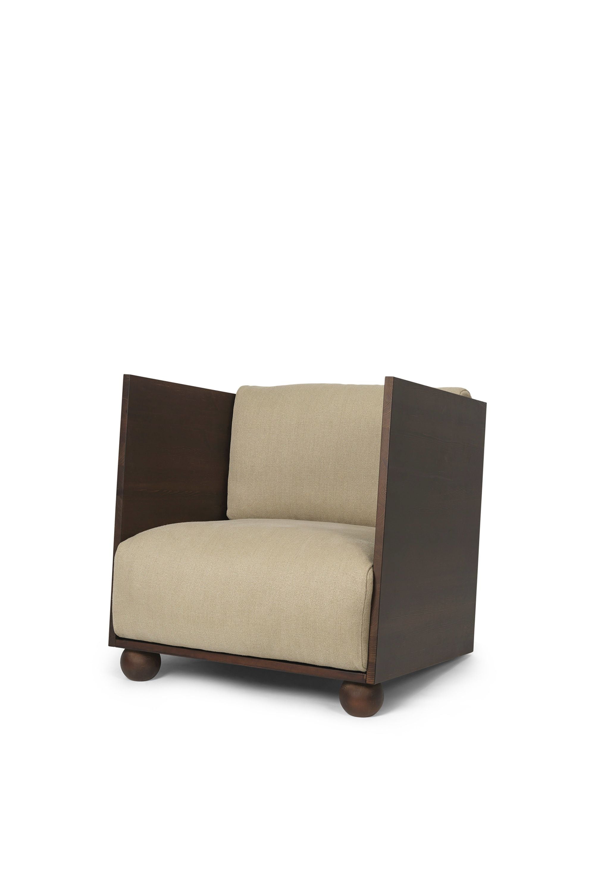 Ferm Living Rum Lounge Rich Linen, Dark Stained/Natural
