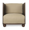 Ferm Living Rum Lounge Rich Linen, Dark Stained/Natural