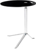 Fritz Hansen Ks11 Little Friend Adjustable Table Chrome, Black Laminate