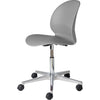 Fritz Hansen N02™ Recycle Swivel Chair Polished Aluminium, Grey
