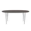 Fritz Hansen Superellipse™ Extending Table Silvergrey/Grey Fenix Laminates, 270x100 Cm