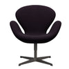 Fritz Hansen Swan Lounge Chair, Warm Graphite/Divina Aubergine (376)