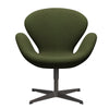 Fritz Hansen Swan Lounge Chair, Warm Graphite/Tonus Military Green