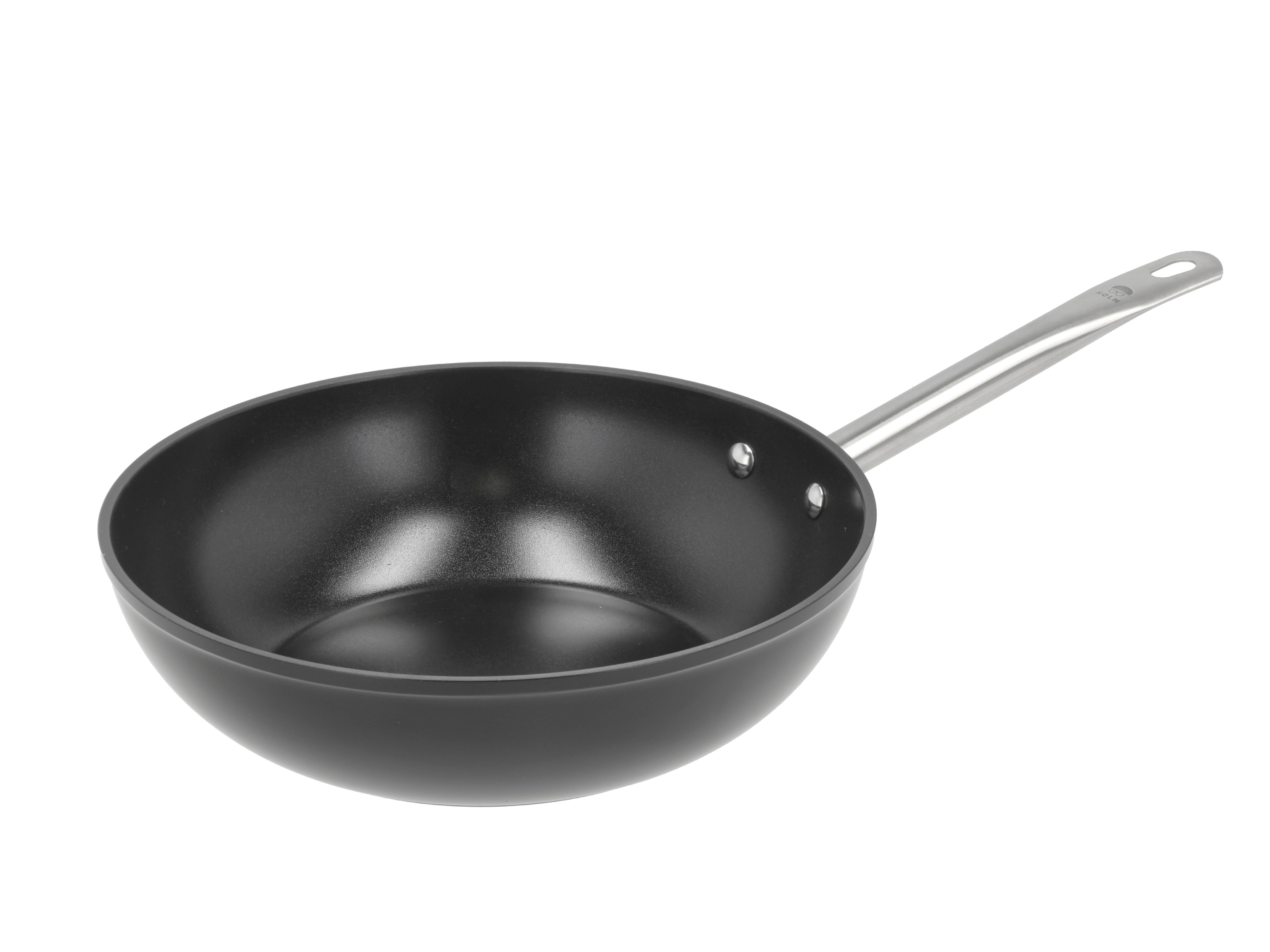 Holm Wok ø 28 Cm Aluminium Black