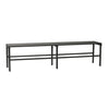 Hübsch Villa Bench Double Black