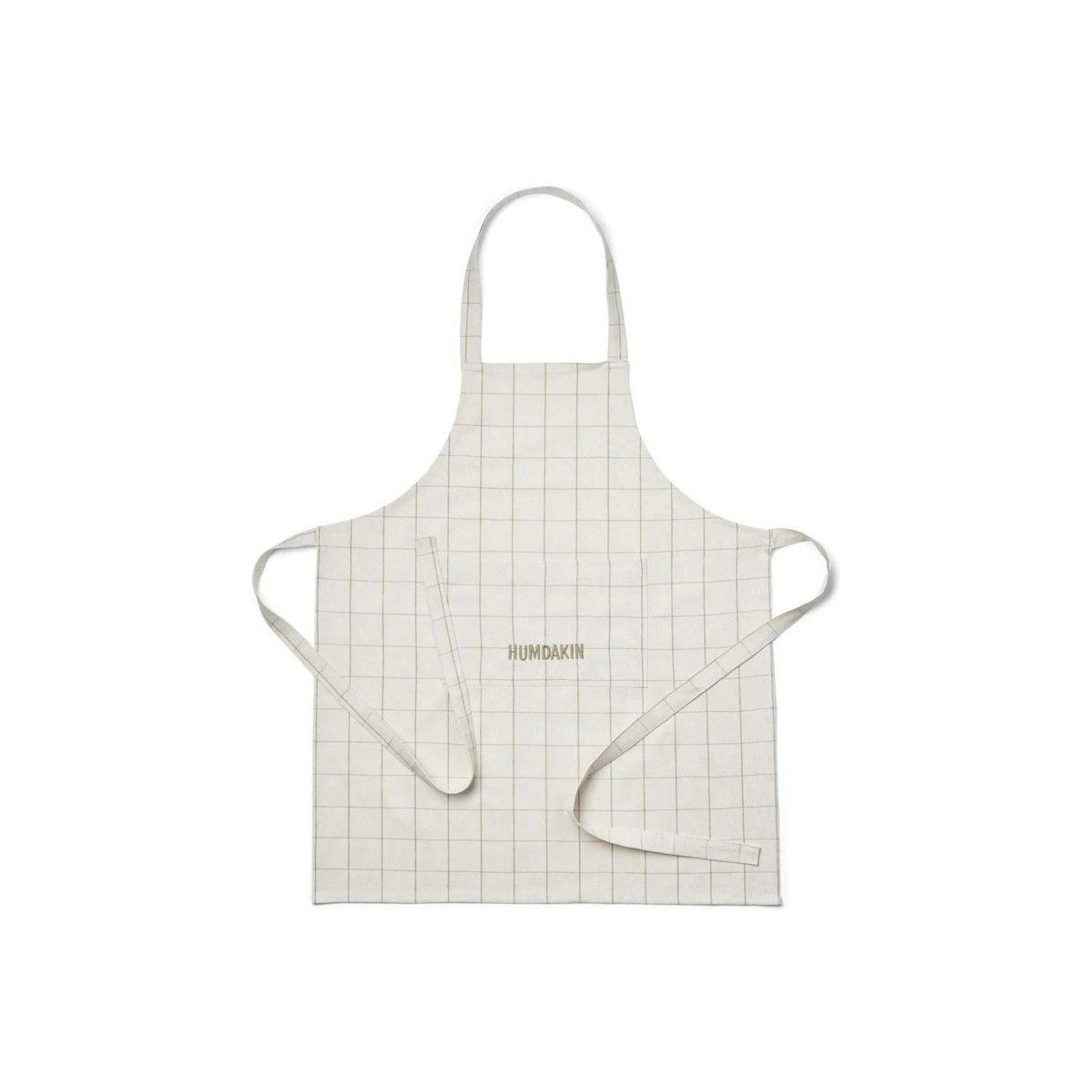 Humdakin Check Apron, Shell/Leaf