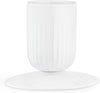 Kähler Hammershøi Block Candlestick ø5cm, White