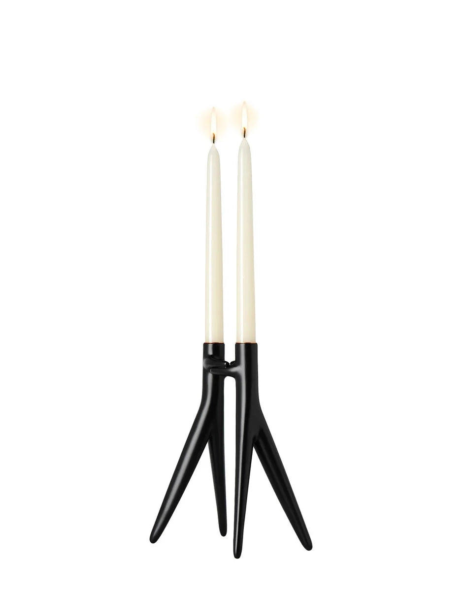 Kartell Abbracciaio Candelabra, Black