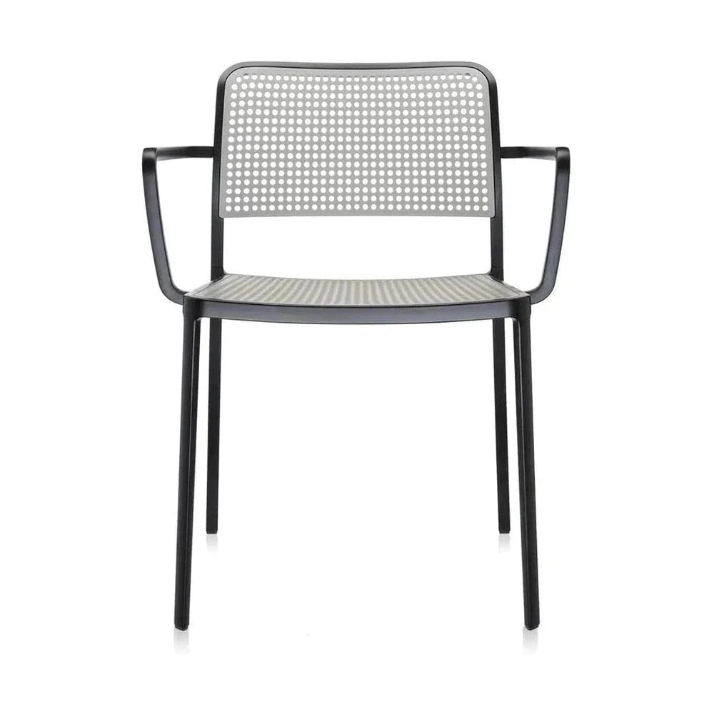 Kartell Audrey Armchair, Black/Light Grey