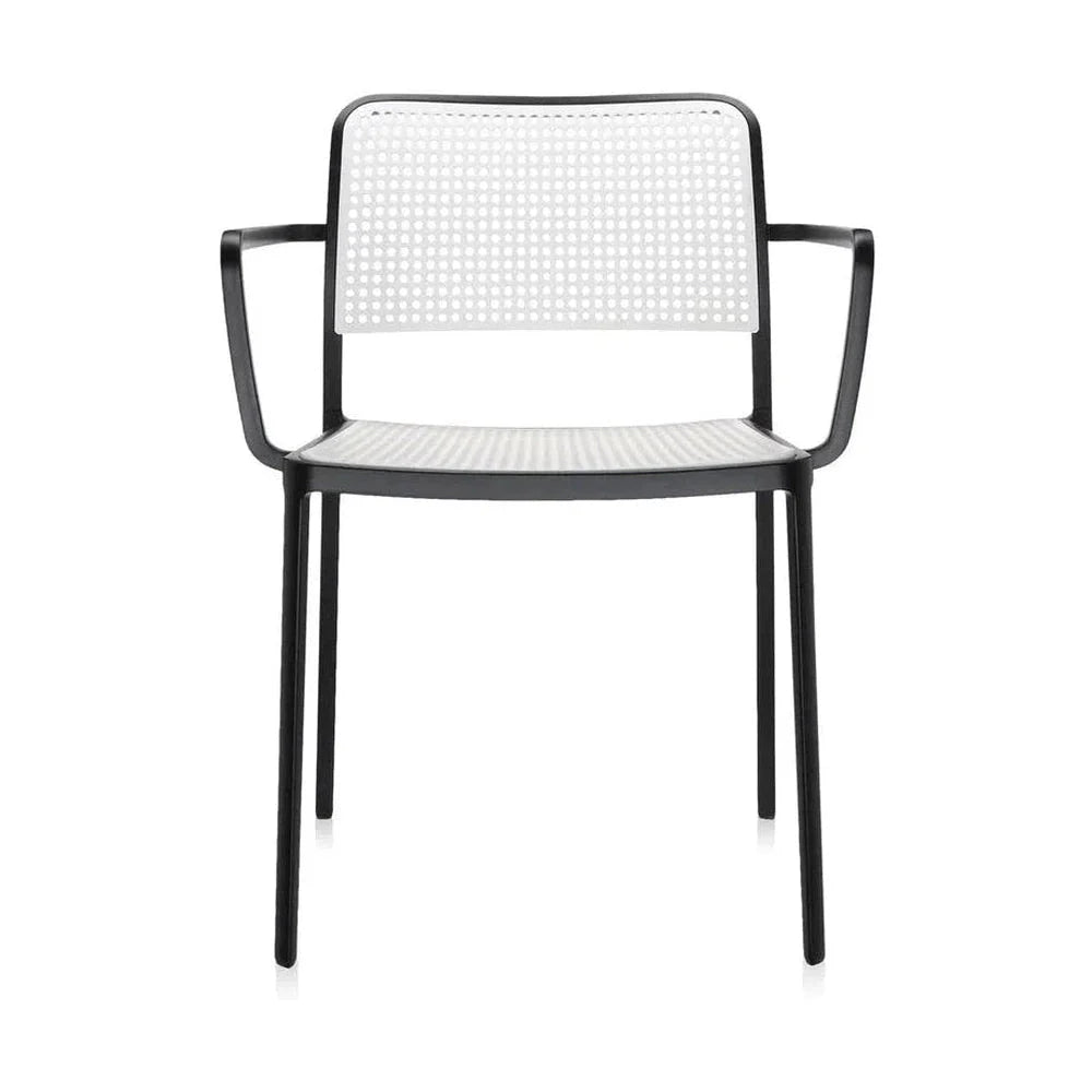 Kartell Audrey Armchair, Black/White