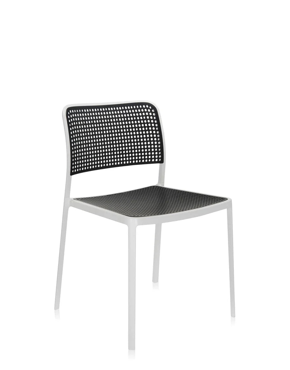 Kartell Audrey Chair, White/Black