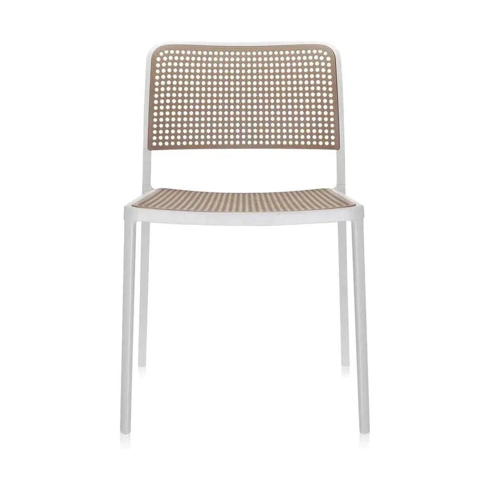 Kartell Audrey Chair, White/Sand