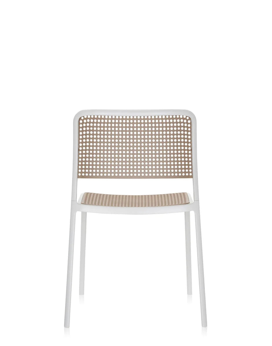 Kartell Audrey Chair, White/Sand