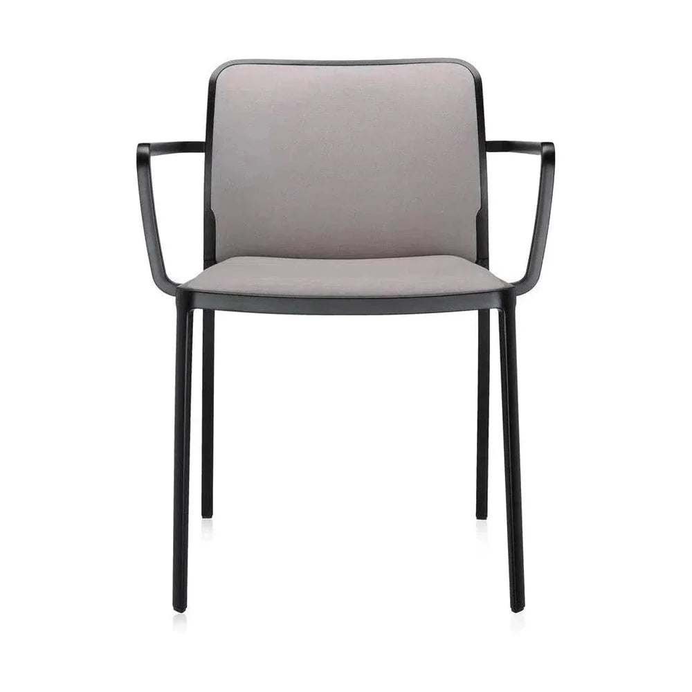 Kartell Audrey Soft Armchair, Black/Beige