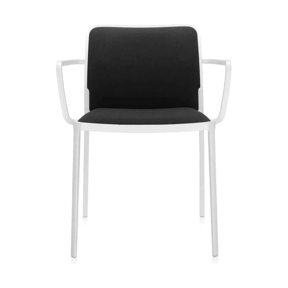 Kartell Audrey Soft Armchair, White/Black