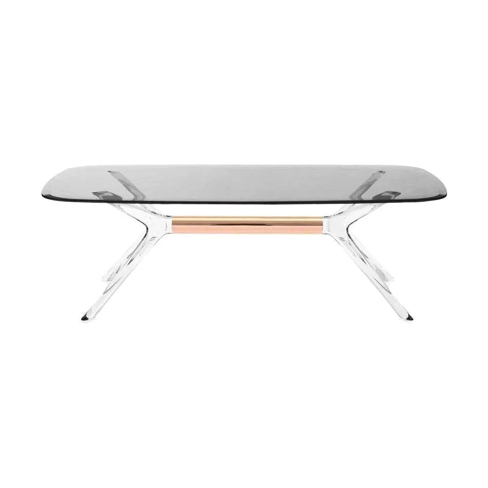 Kartell Blast Side Table Rectangular, Bronze/Grey