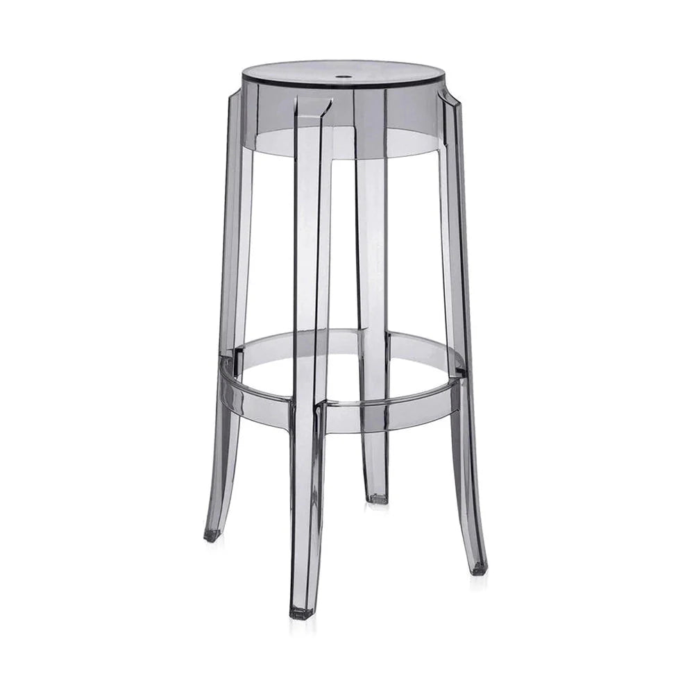 Kartell Charles Ghost Stool 75 Cm, Transparent