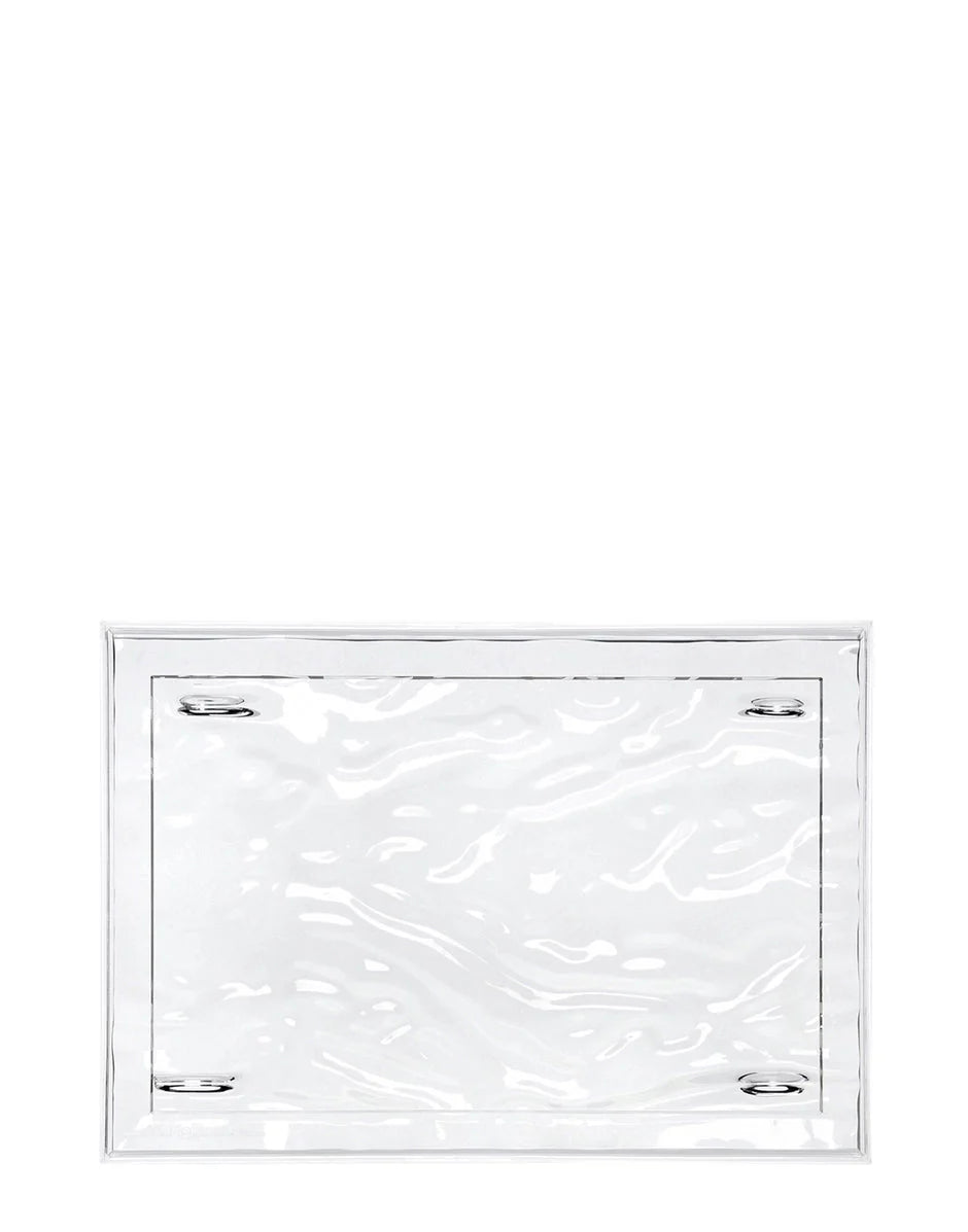 Kartell Dune Tray 55x38 Cm, Crystal