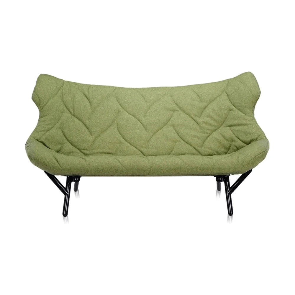 Kartell Foliage Sofa Trevira, Black/Green