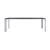 Kartell Four Desk 223x79 Cm, Aluminium/Black