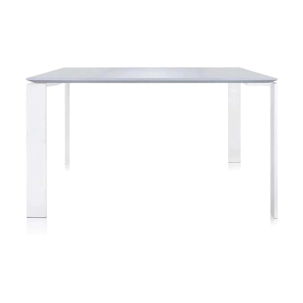 [product_category]-Kartell Four Soft Touch Desk 128x128 Cm, White/White-Kartell-8058967225624-0451082-KAR-1