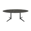 Kartell Multiplo Table Xl Oval Outdoor Marble, Black