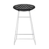 Kartell Smatrik Stool, Black/Chrome