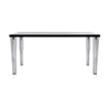 Kartell Top Top Table Glass 160x80 Cm, Black