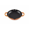 Le Creuset Nature High Round Grill Pan 25 Cm, Oven Red