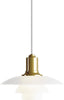 Louis Poulsen Ph 2/1 Pendant, Brass