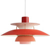 Louis Poulsen Ph 5 Pendant, Hues Of Red