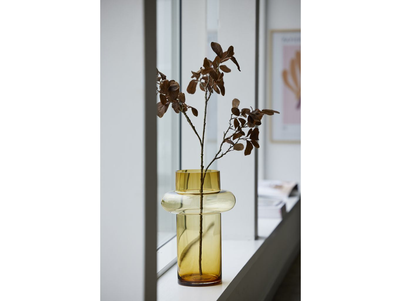 [product_category]-Lyngby Glas Tube Vase H: 40 Cm, Amber-Lyngby Glas-5722000235521-23552-LYN-5