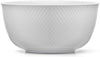 Lyngby Rhombe Serving Bowl White, 17,5 Cm