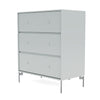 Montana Carry Dresser With Legs, Oyster/Matt Chrome