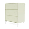 Montana Carry Dresser With Legs, Pomelo/Snow White