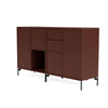 Montana Couple Sideboard With Legs, Masala/Black