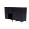 Montana Couple Sideboard With Legs, Shadow/Brass