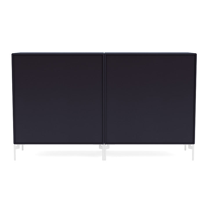 [product_category]-Montana Couple Sideboard With Legs, Shadow/Snow White-Montana Furniture-5714322614085-00COUPLE-147-02-MON-4