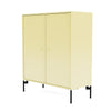 Montana Cover Cabinet With Legs, Camomile/Black