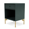 Montana Dream Nightstand With Legs Black Jade/Brass