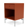 Montana Dream Nightstand With Legs Hokkaido/Matt Chrome