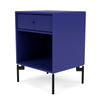 Montana Dream Nightstand With Legs, Monarch Blue/Black