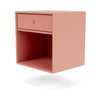 Montana Dream Nightstand With Suspension Rail Rhubarb Red