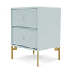 Montana Drift Drawer Module With Legs, Flint/Brass