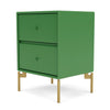 Montana Drift Drawer Module With Legs, Parsley/Brass