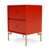 Montana Drift Drawer Module With Legs, Rosehip/Brass