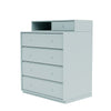 Montana Keep Chest Of Drawers With 3 Cm Plinth, Flint