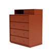 Montana Keep Chest Of Drawers With 3 Cm Plinth, Hokkaido Brown