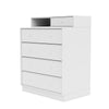 Montana Keep Chest Of Drawers With 7 Cm Plinth, Snow White